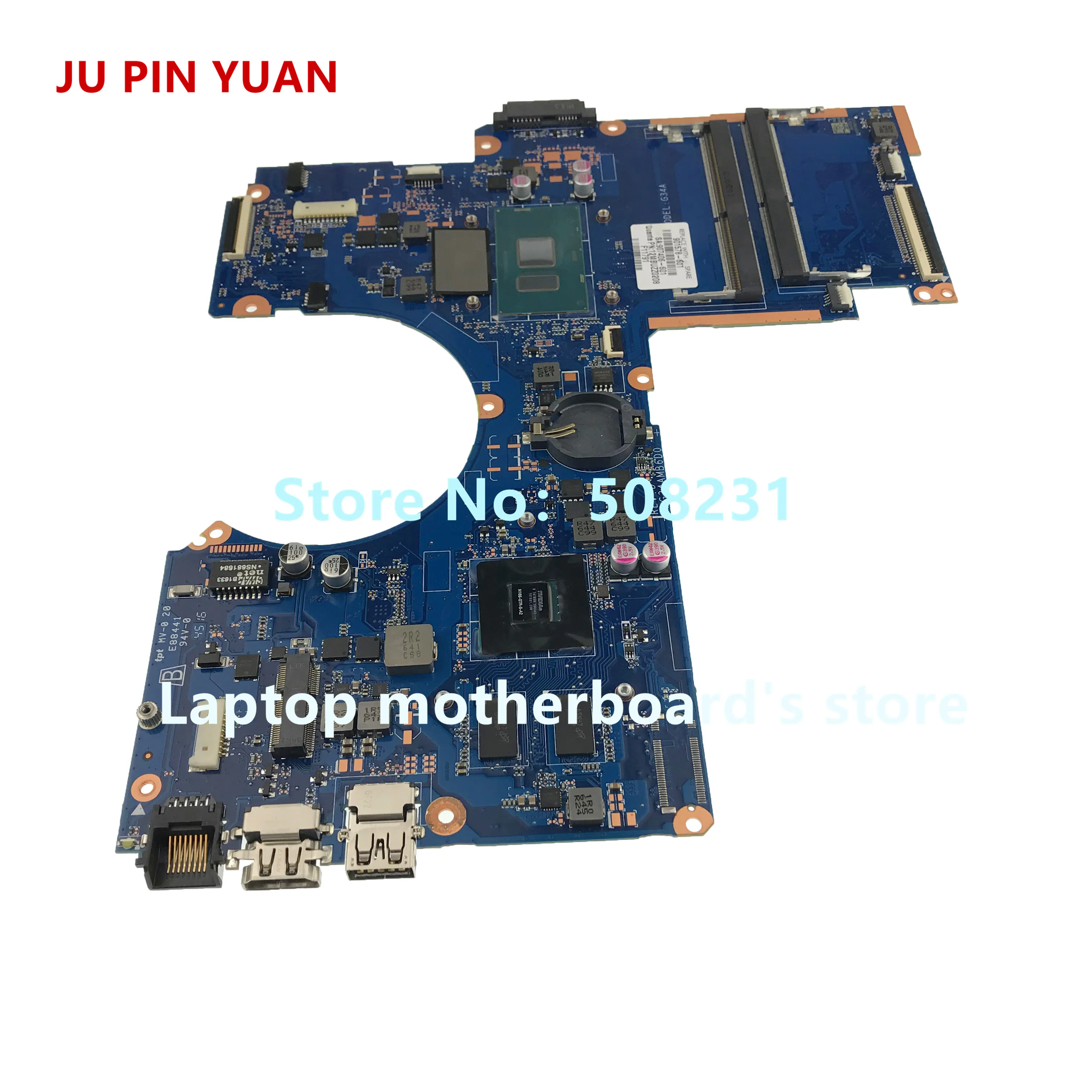 جو دبوس يوان 901578-601 G34A DAG34AMB6D0 ل جناح HP دفتر 15-AU 15T-AU اللوحة المحمول 940 متر X 2 جيجابايت i5-7200U اختبار بالكامل