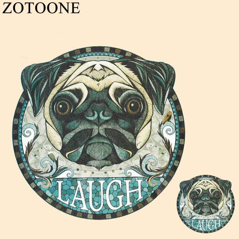 

ZOTOONE Dog Iron On Transfers Stickers For T Shirt Applique Hot Heat Vinyl Thermal Transfers Clothes Fabric Decoration DIY Badge