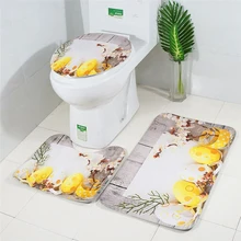 Набор ковриков для ванной комнаты, фланелевые Противоскользящие коврики для ванной комнаты, набор ковриков для дома, крышки для туалета, коврики для душевой комнаты
