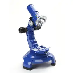 Детский телескоп HD микроскоп-игрушка два в одном наука и образование набор игрушек 1200 раз эксперимент развивающие игрушки