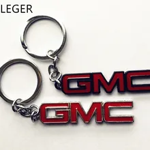 3D модный автомобильный металлический брелок для ключей с логотипом GMC BMW Audi Benz Lexus peugeot 206/207