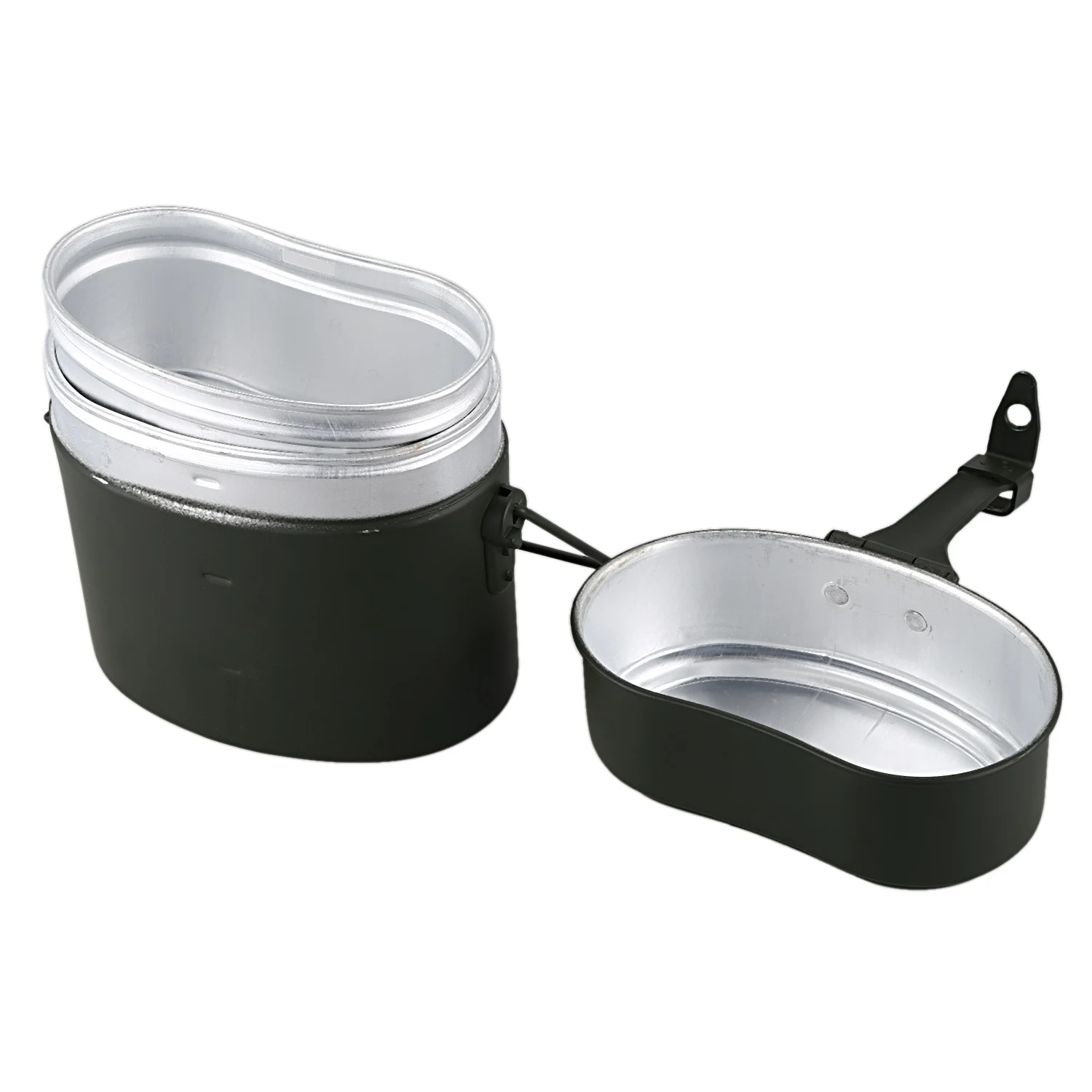 Nueva venta soldado del ejército de Camping al aire libre Kit de desorden almuerzo portátil cena caja cantina tetera olla tazón Nueva venta soldado del ejército de Camping al aire libre Kit de desorden almuerzo portátil cena caja cantina tetera olla tazón