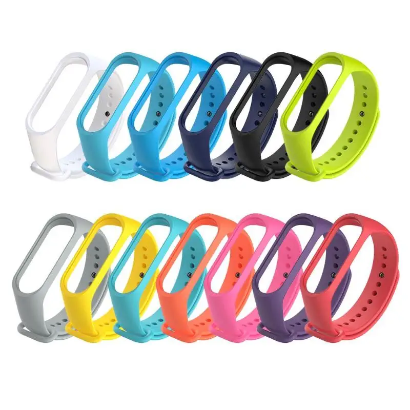 

220mm Silicone Replacement Watch Band For Xiaomi Mi Band 3 Strap Bracelet Sport Wrist Strap Smart Accessories For Miband 3