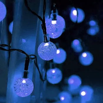

30 LED Solar Power Fairy Lights String Unique Ball-Shape String Lights Great Christmas Home Garden Decoration