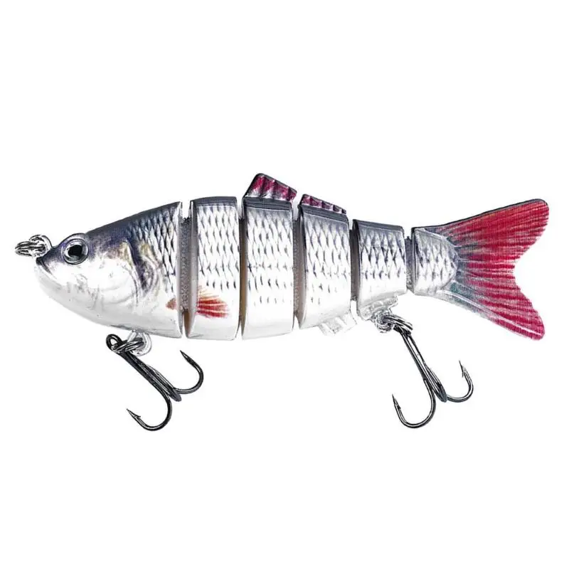 

Fishing Wobblers Lifelike Fishing Lure 6 Segment Swimbait Crankbait Hard Bait Slow Isca Artificial Lures Fishing Tackle