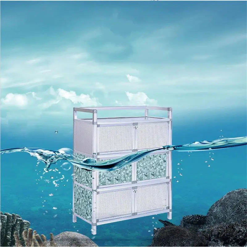 Moveis سالا دي جانتار المستصلحة نهاية الجداول Aparadores دولاب Mueble Cocina أثاث المطبخ سبائك الألومنيوم مجلس الوزراء دولاب