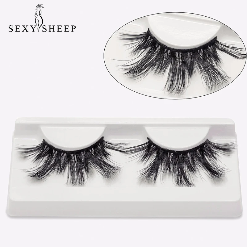 

25mm Eyelashes Thick 3D Faux Mink Eyelashes Natural Long False Eyelashes Hand Made Fake Lashes Eye Extension Cilios High Quality