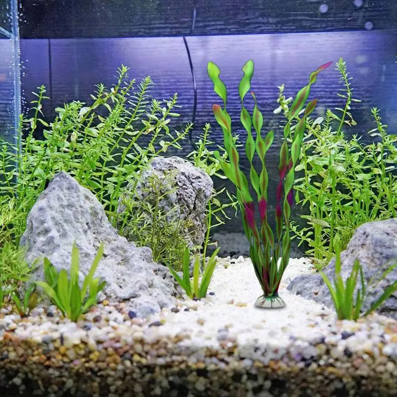 

Artificial Fake Landscaping Plant Ornamental Simulation Grass For fish tank decor Aquarium Flower Home Garden akvaryum dekor