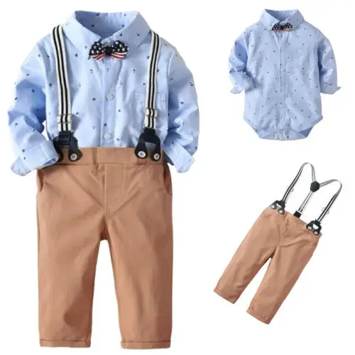 

Pudcoco Boys Suits Wedding Suit Prom Page Boys Formal Set Long Sleeve T Shirt Party Toddler Baby Kid Set 6M-3Y