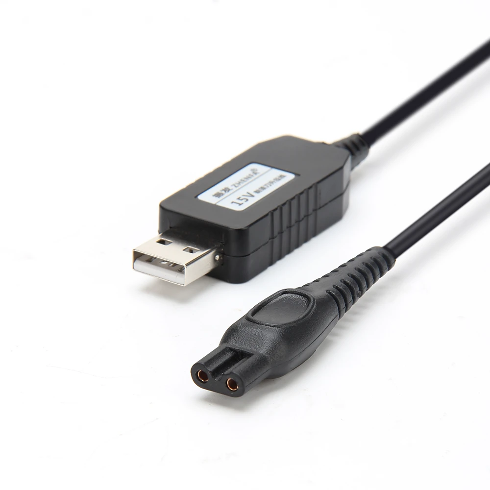 USB 15 V Мощность адаптер электробритва Зарядное устройство для PHILIPS HQ8505 HQ8140 HQ8160 HQ8170 HQ8240 HQ8250 HQ8260 HQ8270 HQ8870 HQ8830