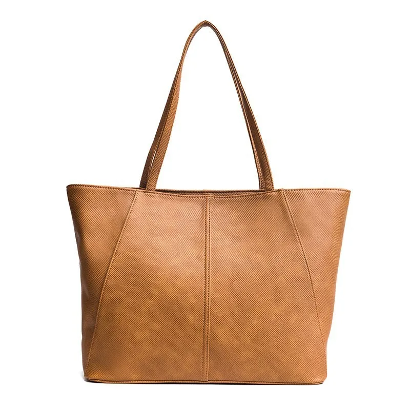

New Simple Women pu Leather Handbag Luxury Brand Ladies Totes bag Soft Large Messenger Shoulder Bags Shopping Handbag Women bag