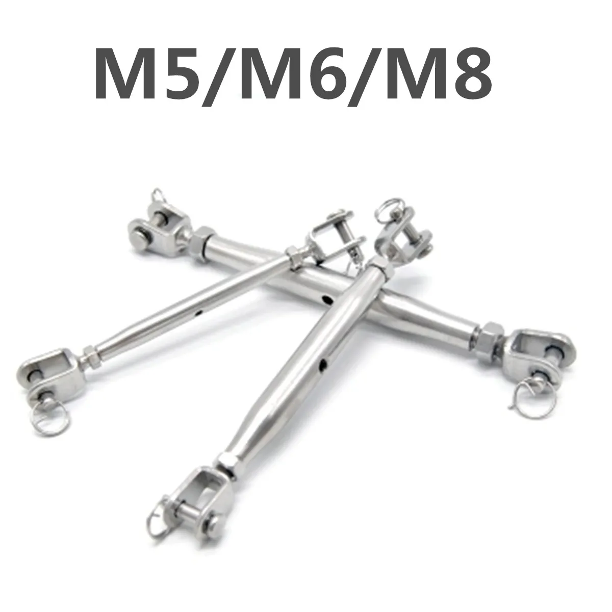 

316 Stainless Steel Rigging Screw Closed Body Jaw/Jaw Turnbuckle 8mm/6mm/5mm For Boat Yacht Marine Hardware Accessories