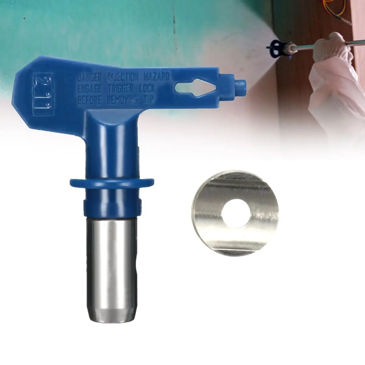 Blue Series 2 Airbrush Nozzle For Painting Airless Paint Spray G un Tip