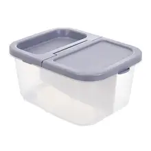 Многофункциональная Пластиковая Коробка для хранения риса зерна ведро для дома отдельный ролик раскладушка дизайн модный рисовый баррель