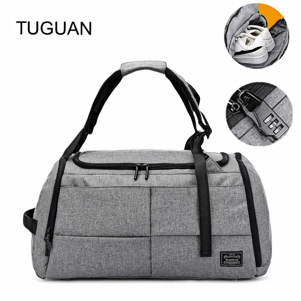 TUGUAN 40L мужские сумки для тренажерного зала спортивная сумка мужчин и женщин