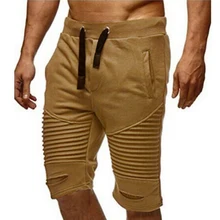 M-3XL Для мужчин шорты летние шорты для бодибилдинга и фитнеса Повседневное Мужской шнурок талии шорты для тренировок плюс Размеры Sweatpants