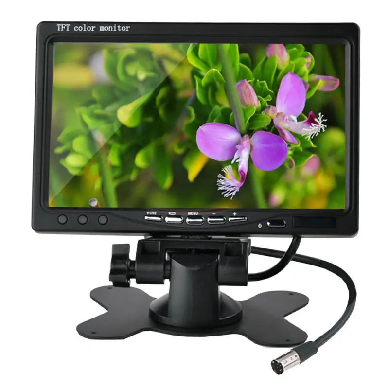 

7" DC 12V/24V TFT LCD Car Rear View Monitor + 2*IR Reverse Camera CMOS for Bus Truck Car Accessories