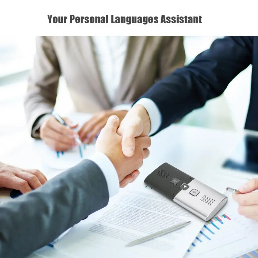 

Handheld Smart Translator Wireless Bluetooth Speaker Voice Translation Real Time Multilingual Travel Translator High Quality