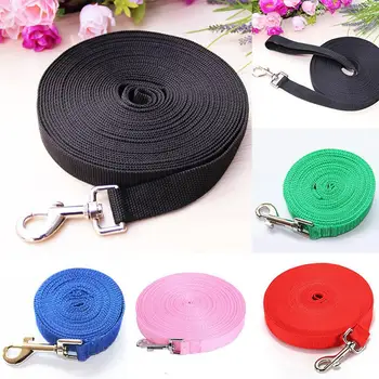 

New TINGHAO Pet Dog Leash Long Obedience Recall Foot Feet Training Lead 6/15/20/30/50/100ft dog seat belt