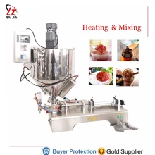 Jam Chilli машина для розлива соуса больше заправочный клапан смешивания Хоппер соевые пасты разливочная машина для арахисового масла кремовый наполнитель