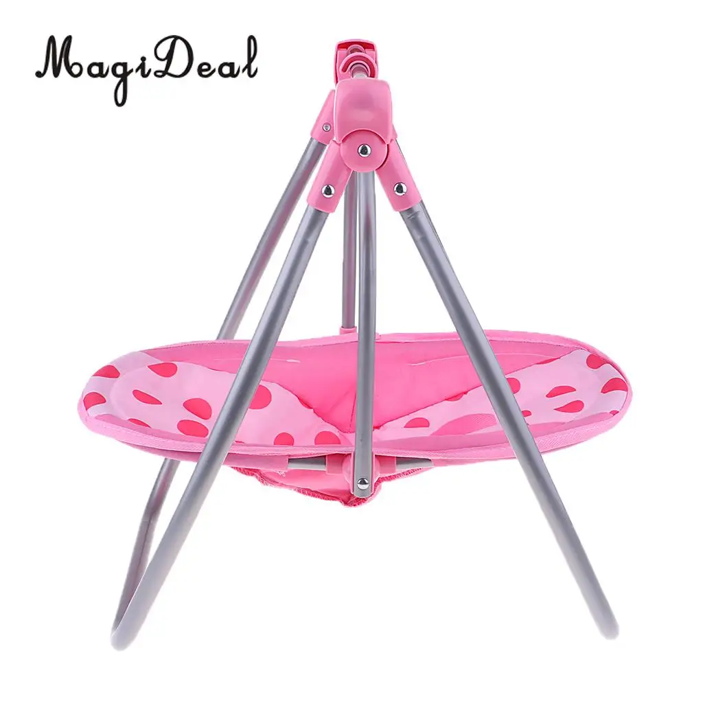  Doll Swing Carrier Seat High Chair Kids Pretend Toy Role Playing for Nursery Rom Dollhouse Furnitur