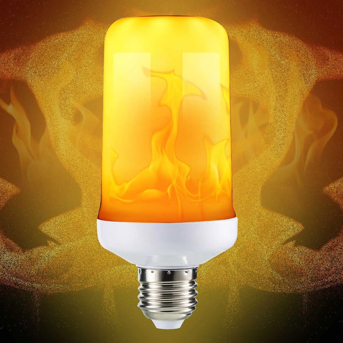 CLAITE E27 4 режима SMD2835 светодиодный пламени эффект мерцающего эмуляции лампочки украшения лампа AC85-265V
