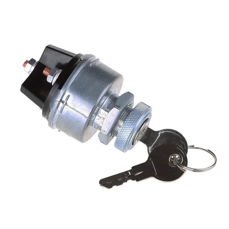 

JX-LCLYL Universal 12V Car Truck Tractor Ignition Switch Lock 2Key OFF ON Start