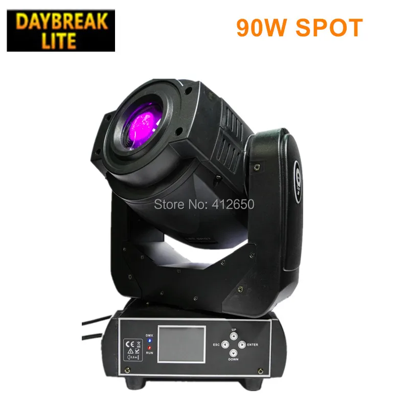 

Stage 90w led moving head spot light DJ dmx512 gobo spot lighting AC100-240v with rotating gobo