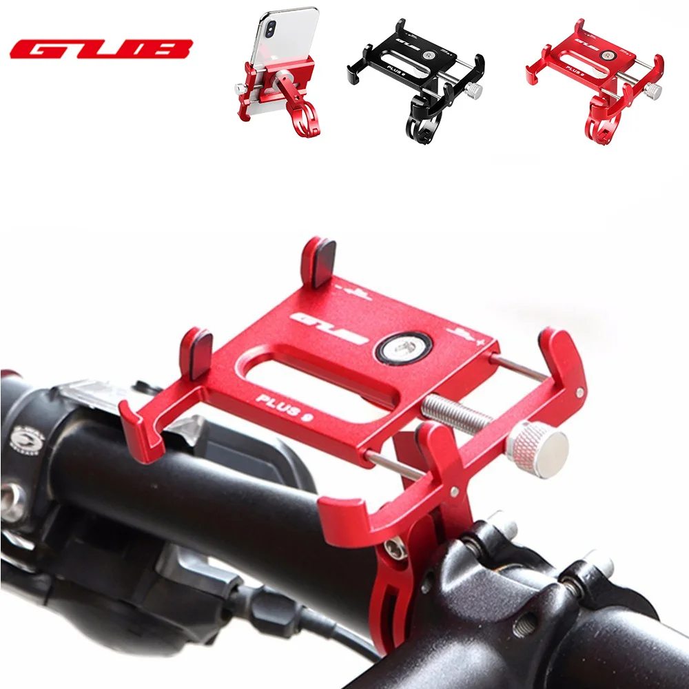 

GUB PLUS 9 Phone Holder Bicycle Phone Holder 360 Degree Rotatable Bike Phone Stand Support for 3.5-6.2 Inch Mobile Phone/GPS