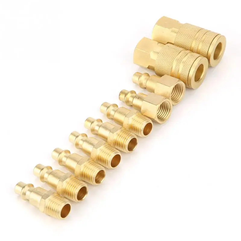 10 шт. 1/4 &quotNPT Accessoyy линейный шланг для воздушного компрессора Быстрый зацепной
