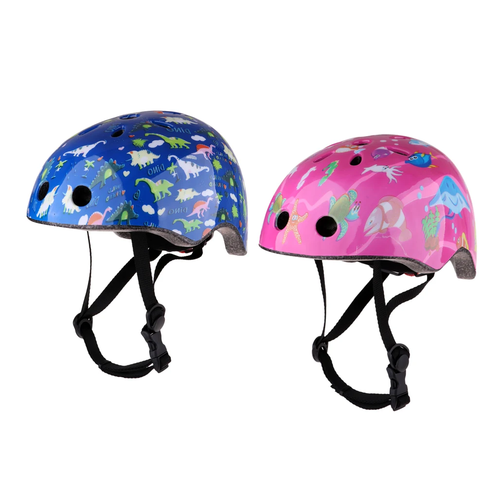

2-Pack Outdoors Sports Protective Gear Skating Safety Helmet Set Full Protection for Kids Child Scooter,Skateboard,Roller Skate