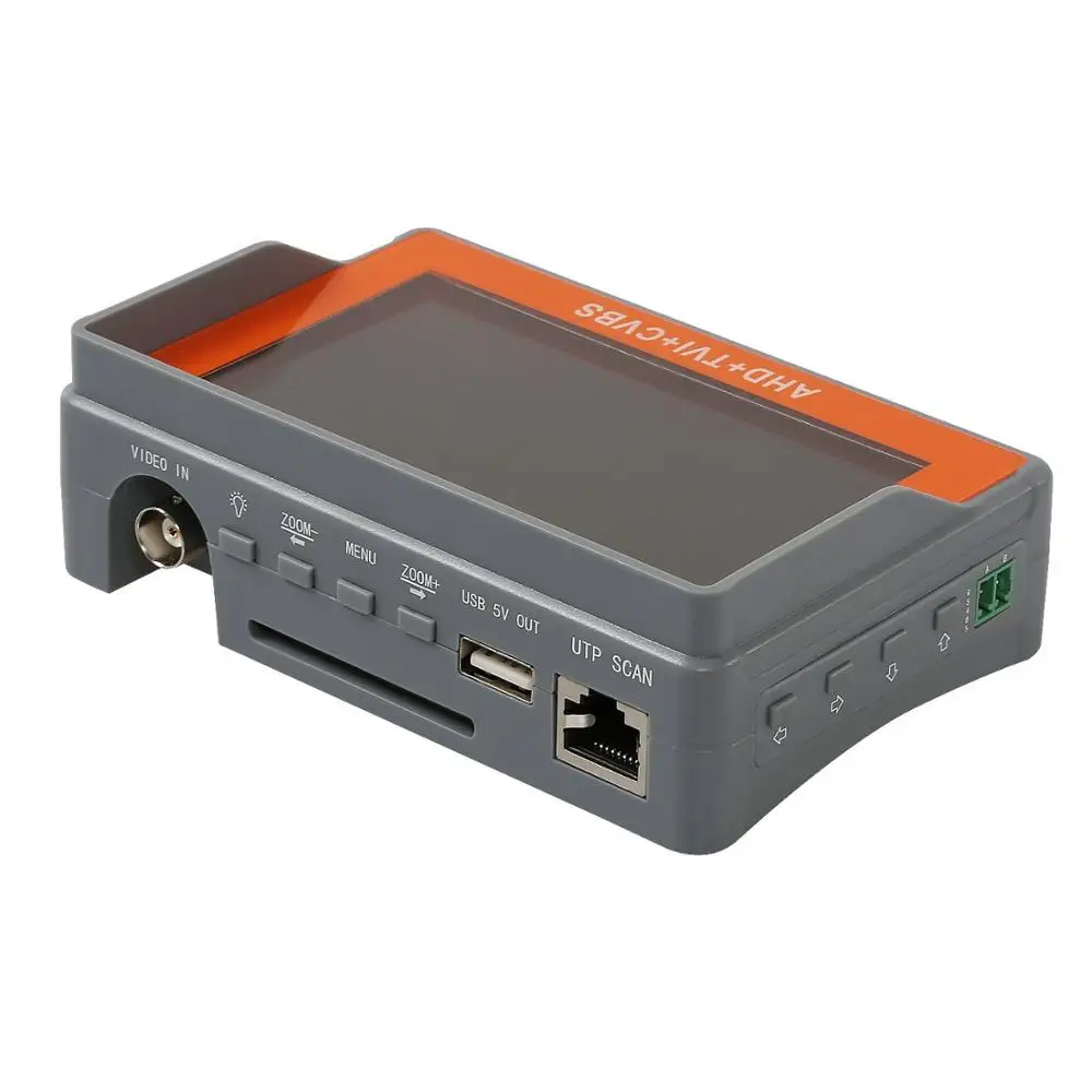  4.3 Inch Wrist CCTV Tester 1080P Portable Camera Tester AHD TVI CVI CVBS Tester TFT LCD Analog Vide