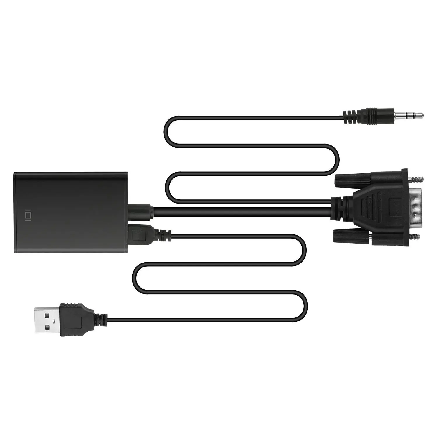  Vga a Hdmi 1080P Uscita Hd Audio Tv Hdtv Av Video Cavo Adattatore Del Convertitore per Il Collegame