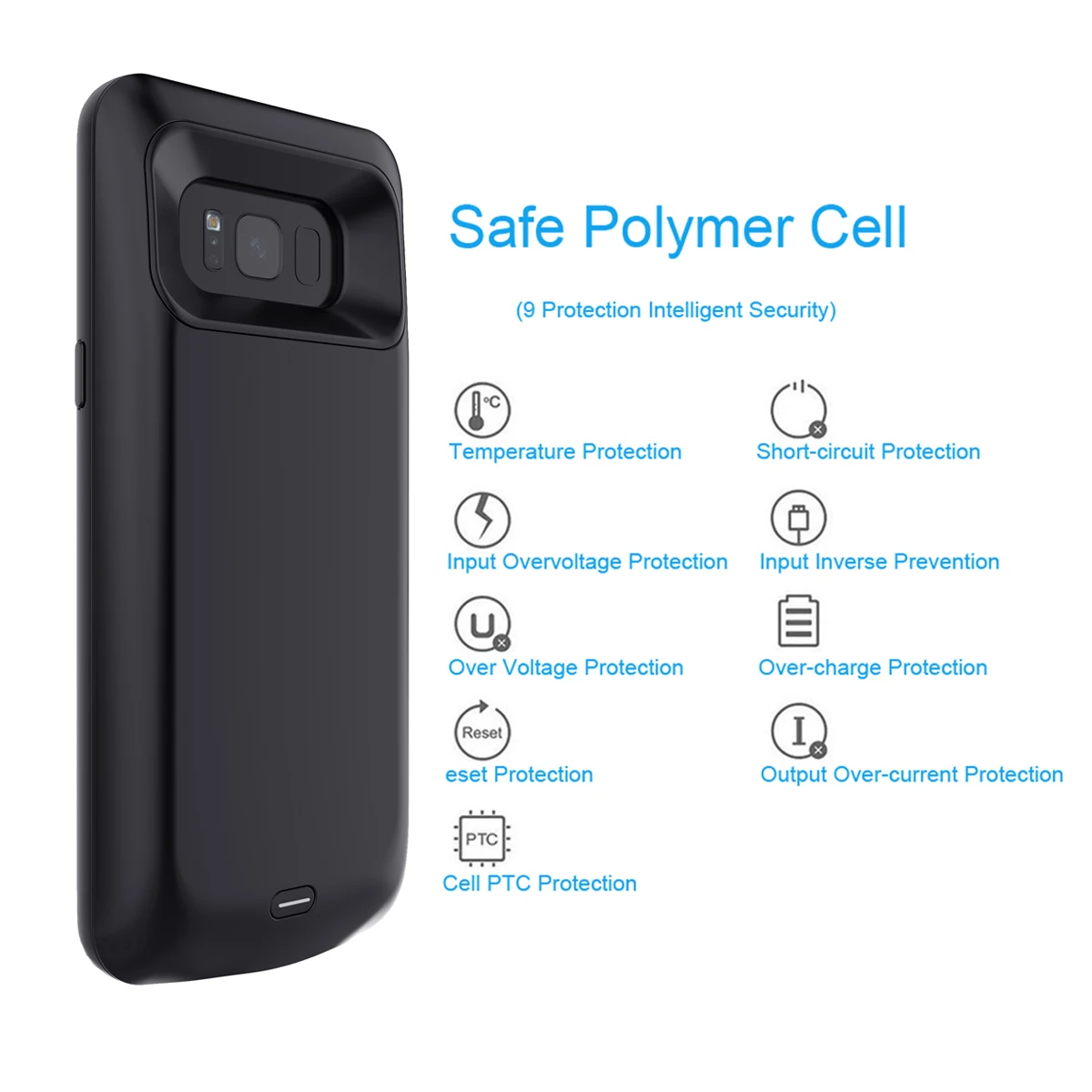 

5000mAh Battery Charger Case For Samsung Galaxy S Lite Luxury Edition Samsung Galaxy S8 External Backup Charger Power Bank Case