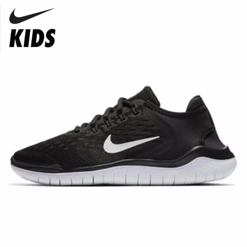 

NIKE FREE RN 2018 (GS) New Arrival Will Kids Comfortable Running Children's Shoes Sneakers #AH3451-003