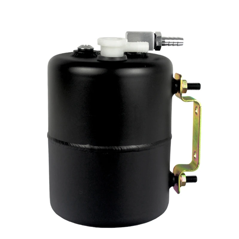 

Brake Vacuum Canister Reservoir Tank Aluminium Alloy Vacuum Brake Booster Can Universal For Chevy Mopar For Drift Track