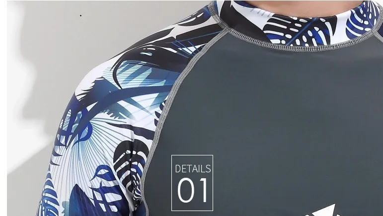 Мужская рубашка для серфинга Rashguard купальник с длинными рукавами одежда плавания
