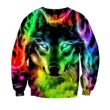 3D Printed Colorful Wolf Sweatshirts Hoodie Men Tracksuits Teens Boys Girls Ulzzang Long Sleeve Oversize Streetwear Sweatshirt 3D Printed Colorful Wolf Sweatshirts Hoodie Men Tracksuits Teens Boys Girls Ulzzang Long Sleeve Oversize Streetwear Sweatshirt
