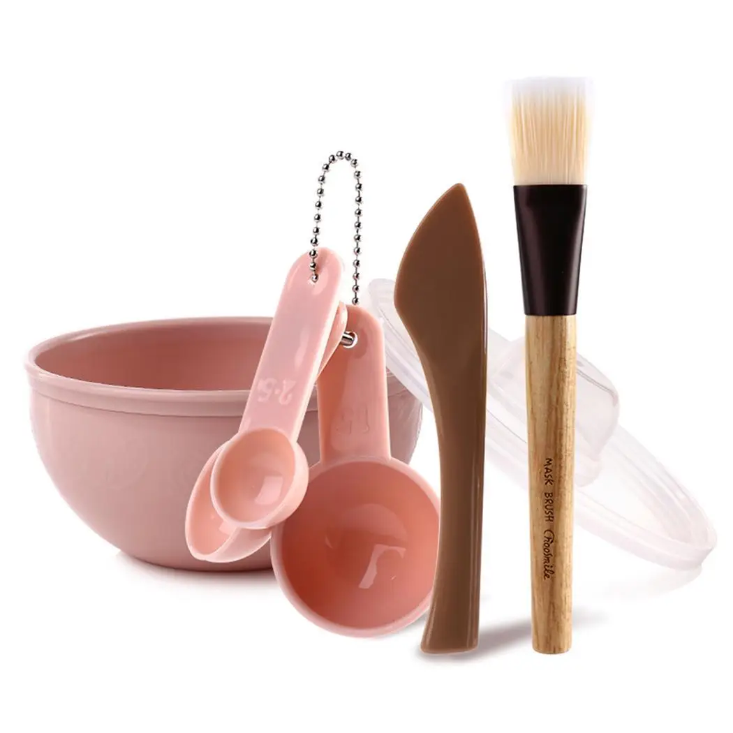 

2019 New DIY Facial Mask Kit 7 in 1 Skin Care Makeup Tools Face Mask Brush Beauty Bowl Set Mask stir Spatula Mixing Stick Spoon