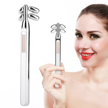 

Hot V-face Roller Massager Face-lift Tighten Skin Wrinkle Removal Solar Energy Microcurrent Massage Face Care