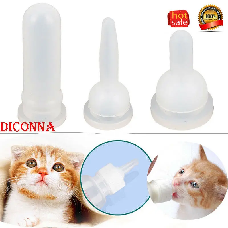 HOT 5 Pcs Pet Dog Puppy Cat Milk Nursing Care Feeding Drink Rubber Feeder Baby Pets Liquid Food Nipple Sets | Дом и сад
