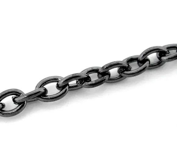 

Lovely 10M Gunmetal Cable Chains Findings 4x3mm (B05747)
