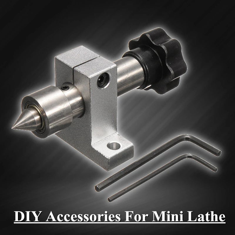 

Live Lathe Center Head Adjustable Double Bearing Live Centre Revolving DIY Part For Mini Lathe Machine