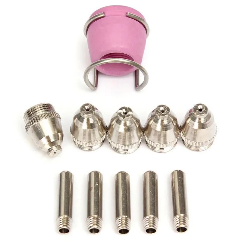 1 set Plasma Cutter Cutting Torch Tips Arc CuttingTorch Electrodes Consumables For SG55 AG60