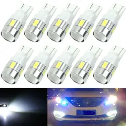 10x T10 W5W 5630 6SMD светодиодный автомобиля замена лампы указателя поворота лампы 168 194 192