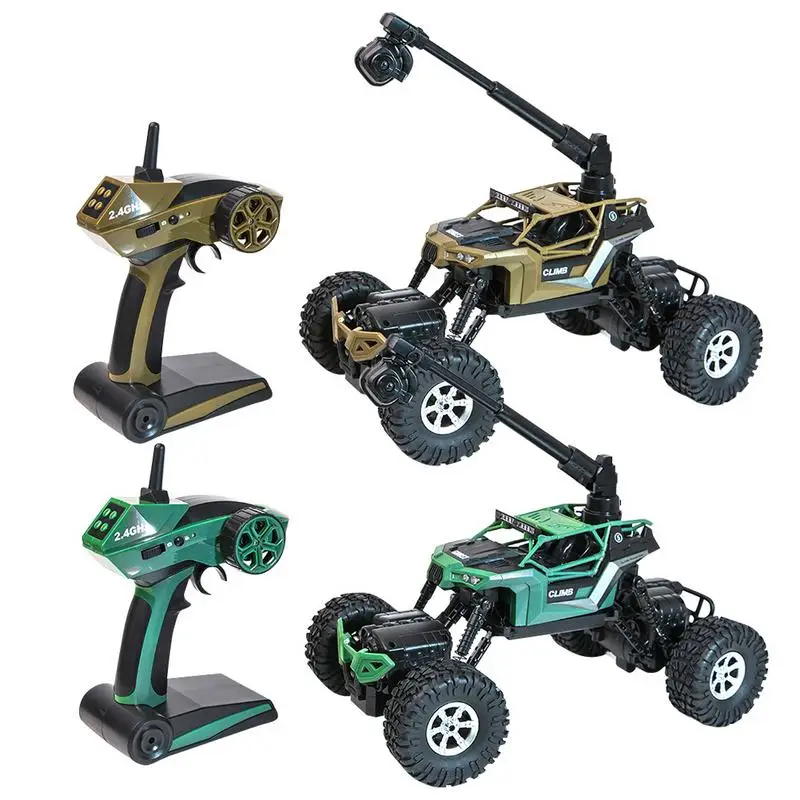 Remote Control Cars With FPV Camera HD 720P 2WD 1/18 Scale 2.4Ghz RC Trucks Electric Car For Adults Kids Controlled By WiFi