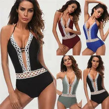 Meihuida купальники пляжные купальники женские цельные пуш-ап мягкие бикини и бюстгальтер монокини Купальники Купальник Пляжная одежда для женщин s-xl