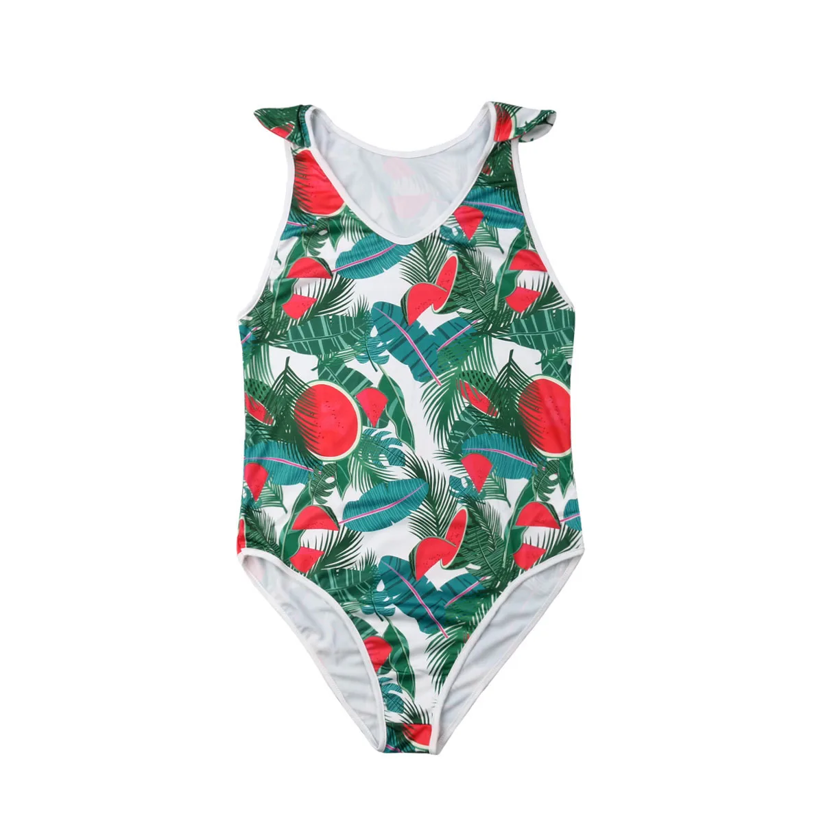 Emmababy Family Matching Cute Floral Watermelon Swimwear Women Men Boy