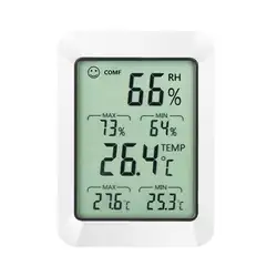 Термогигрометр цифровой Крытый термометр Влажность мониторы с Температура Датчик влажности