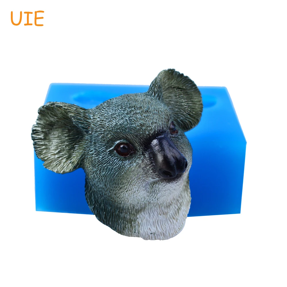 DYL522U 57 мм 3D Силиконовая форма с головкой Коала искусственное украшение торта